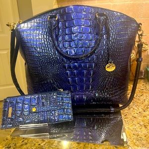 Brahmin Mirage Large Duxbury and CC Wallet